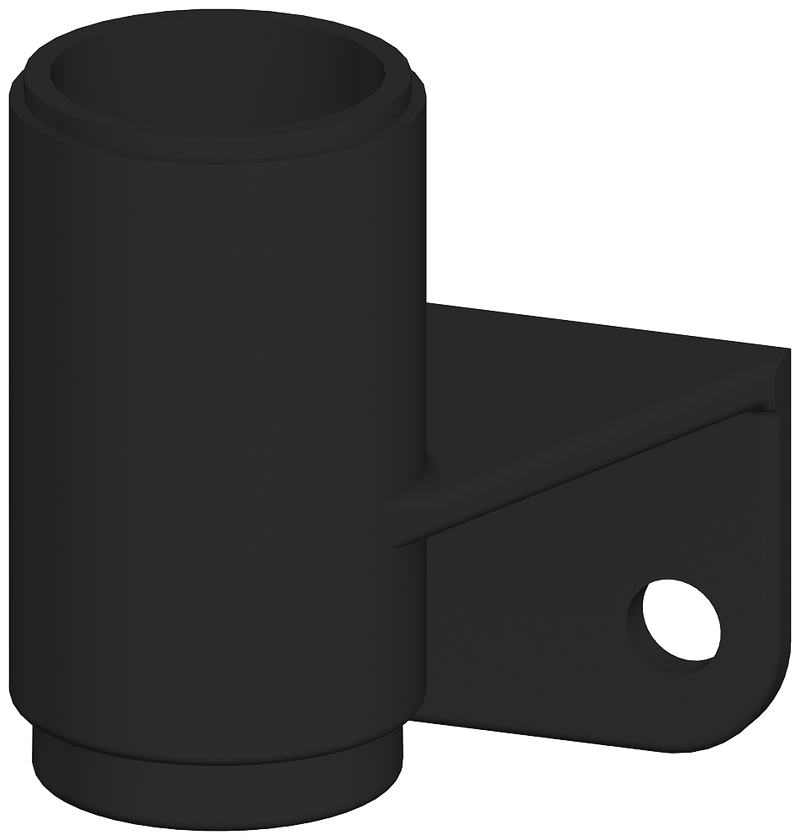 SIEMENS 8WD4208-0CD Bracket for wall mounting, for single-sided mounting, acc. for 8WD42, signaling columns, D=50 mm