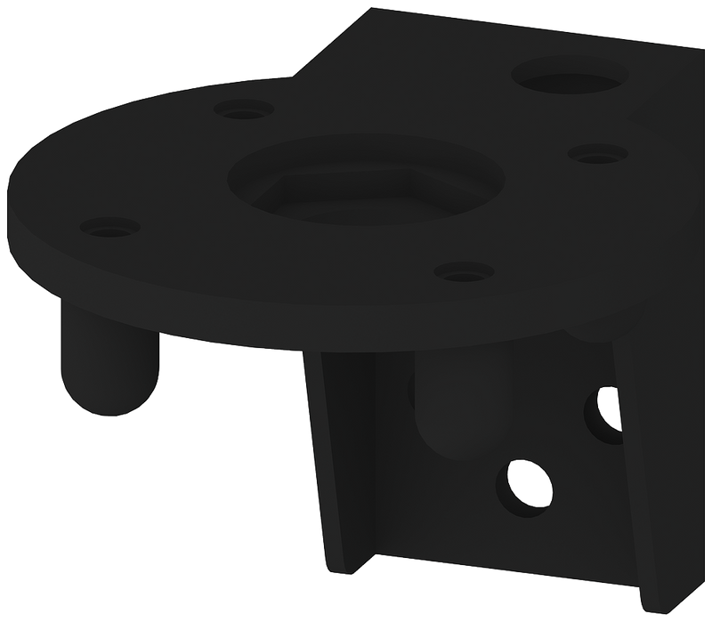 SIEMENS 8WD4408-0CC Bracket for foot mounting, accessory for signaling columns, D=70 mm