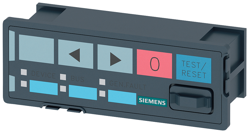 SIEMENS 3UF72001AA010 Operator unit, titanium gray, installation in control cabinet door or front plate