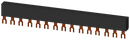 SIEMENS 3RV1915-1DB 3-ph. busbars modular spacing 45 mm for 5 switches, connections in fork shape