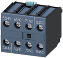 SIEMENS 3RH1921-1XA22-0MA0 Auxiliary switch 2 NO + 2 NC, sequence numbers 5-8, EN50012, 4-pole