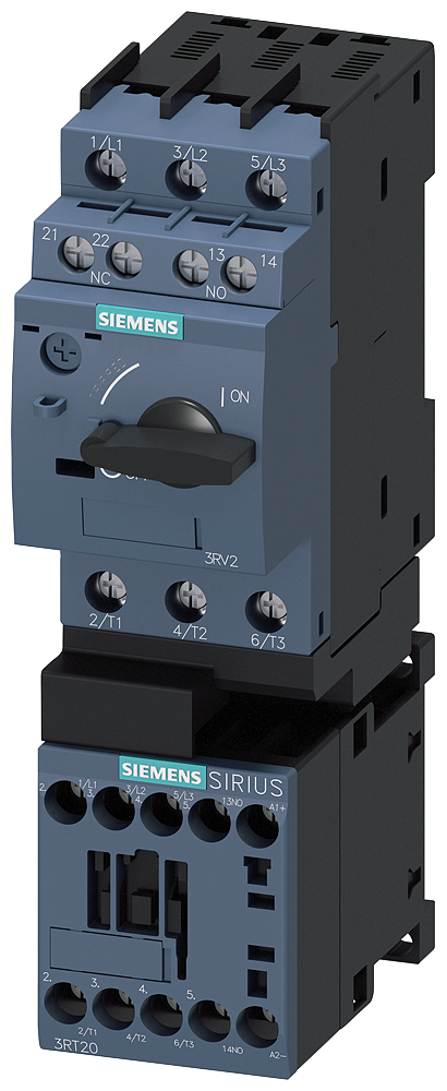 SIEMENS 3RA2115-1KA17-1BB4 Load feeder, direct starter, S00, 9-12.5 A, 24 V DC, 150 kA