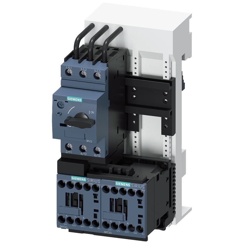 SIEMENS 3RA2210-1DD15-2BB4 Load feeder, reversing starter, S00, 2.2-3.2 A, 24 V DC, 150 kA