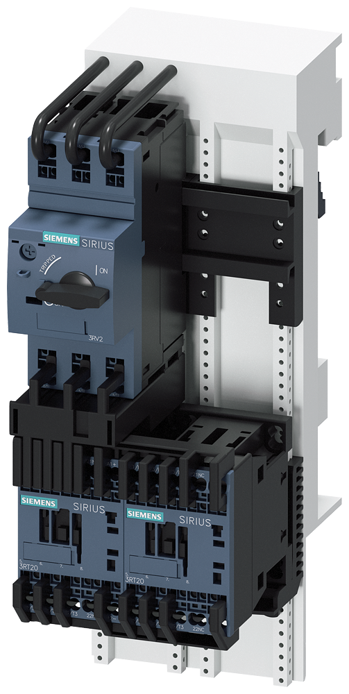 SIEMENS 3RA2210-0FH15-2BB4 Load feeder, reversing starter, S00, 0.35-0.5 A, 24 V DC, 150 kA
