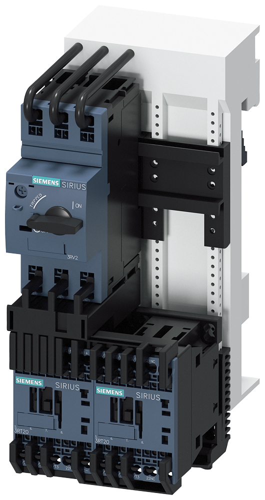 SIEMENS 3RA2210-0BS15-2BB4 Load feeder, reversing starter, S00, 0.14-0.2 A, 24 V DC, 150 kA