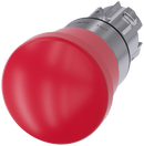 SIEMENS 3SU1050-1HA20-0AA0 Emergency stop mushroom pushbutton, 22 mm, round, metal, high gloss, red, 40 mm