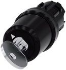 SIEMENS 3SU1000-5BF11-0AA0 Key-operated switch Siemens, 22 mm, round, plastic, key removal O+I