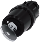 SIEMENS 3SU1000-5TF01-0AA0 Key-operated switch BKS, 22 mm, round, plastic, key removal O