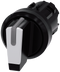 SIEMENS 3SU1002-2BN60-0AA0 Toggle switch, illuminable, 22 mm, round, plastic, black, white