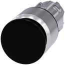 SIEMENS 3SU1050-1AA10-0AA0 Mushroom pushbutton, 22 mm, round, metal, high gloss, black, 30 mm