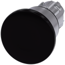 SIEMENS 3SU1050-1BA10-0AA0 Mushroom pushbutton, 22 mm, round, metal, high gloss, black