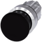 SIEMENS 3SU1050-1AD10-0AA0 Mushroom pushbutton, 22 mm, round, metal, high gloss, black, 30 mm
