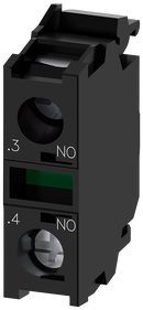 SIEMENS 3SU1400-1AA10-1LA0 Contact module with 1 contact element, 1 NO, gold-plated contacts, screw terminal