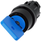 SIEMENS 3SU1000-4GC01-0AA0 Key-operated switch O.M.R, 22 mm, round, plastic, blue, key removal O