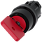 SIEMENS 3SU1000-4FF11-0AA0 Key-operated switch O.M.R, 22 mm, round, plastic, red, key removal O+I