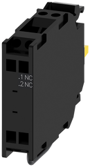 SIEMENS 3SU1400-1AA10-3HA0 Contact module with 1 contact element, 1 NC, contact for installation monitoring