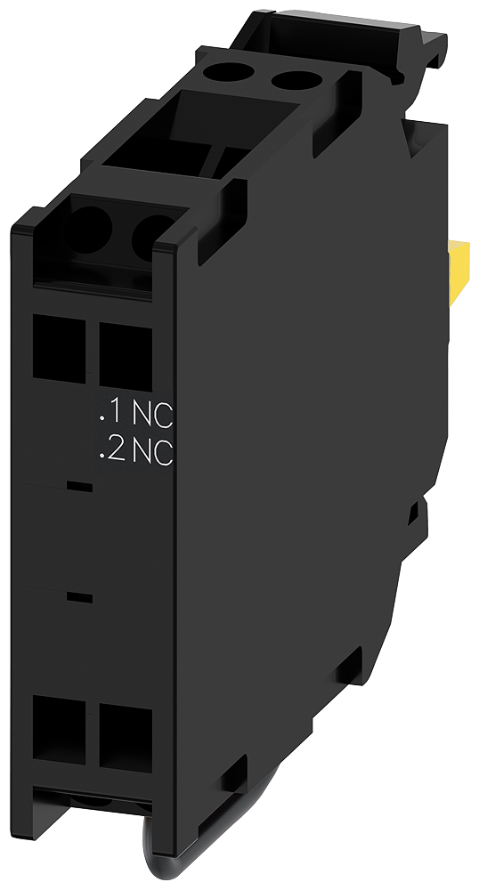 SIEMENS 3SU1400-1AA10-3HA0 Contact module with 1 contact element, 1 NC, contact for installation monitoring