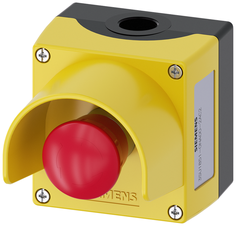 SIEMENS 3SU1851-0NA00-2AC2 Enclosure for command devices, 22 mm, round