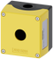 SIEMENS 3SU1851-0AA00-0AA2 Enclosure for command devices, 22 mm, round, metal, yellow, 1 command point