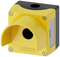 SIEMENS 3SU1851-0AA00-0AC2 Enclosure for command devices, 22 mm, round, metal, yellow, 1 command point