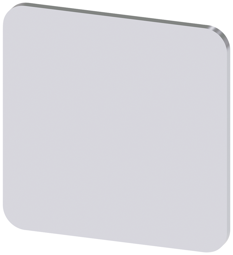 SIEMENS 3SU1900-0AF81-0AA0 Labeling plate 22x22 mm, silver-colored label, without inscription