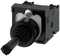 SIEMENS 3SU1100-7AA10-1NA0 Coordinate switch, 22 mm, round, plastic, black, horizontal latching