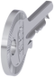 Siemens 3SU1950-0FD80-0AA0 Key for key-operated switch BKS, Lock No. S1
