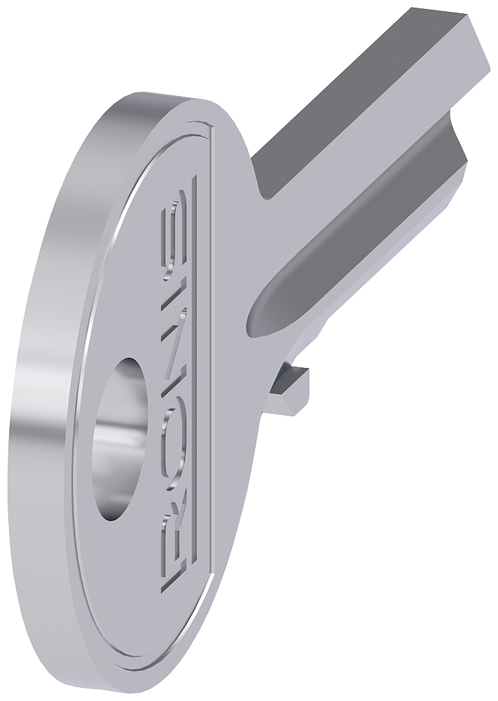 SIEMENS 3SU1950-0FC80-0AA0 Key for RONIS key-operated switch, lock number 455