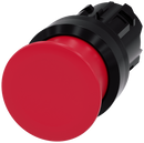 SIEMENS 3SU1000-1AD20-0AA0 Mushroom pushbutton, 22 mm, round, plastic, red, 30 mm