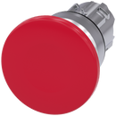 SIEMENS 3SU1050-1BD20-0AA0 Mushroom pushbutton, 22 mm, round, metal, high gloss, red, 40 mm