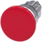 SIEMENS 3SU1050-1BD20-0AA0 Mushroom pushbutton, 22 mm, round, metal, high gloss, red, 40 mm