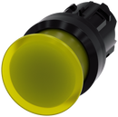 SIEMENS 3SU1001-1AD30-0AA0 Mushroom pushbutton, illuminated, 22 mm, round, plastic, yellow, 30 mm