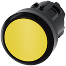SIEMENS 3SU1000-0AB30-0AA0 Pushbutton, 22 mm, round, plastic, yellow, button