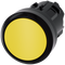 SIEMENS 3SU1000-0AB30-0AA0 Pushbutton, 22 mm, round, plastic, yellow, button