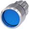 SIEMENS 3SU1050-0CB50-0AA0 Pushbutton, 22 mm, round, metal, high gloss, blue, front ring