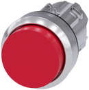 SIEMENS 3SU1050-0BB20-0AA0 Pushbutton, 22 mm, round, metal, high gloss, red, button