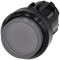 SIEMENS 3SU1001-0BB70-0AA0 Pushbutton, illuminated, 22 mm, round, plastic, clear, button