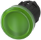 SIEMENS 3SU1001-6AA40-0AA0 Indicator light, 22 mm, round, plastic, green, lens, smooth
