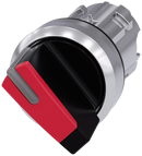 SIEMENS 3SU1052-2BC20-0AA0 Toggle switch, illuminable, 22 mm, round, metal, high gloss, red