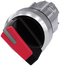 SIEMENS 3SU1052-2BC20-0AA0 Toggle switch, illuminable, 22 mm, round, metal, high gloss, red