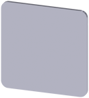 SIEMENS 3SU1900-0AE81-0AA0 Labeling plate 27x27 mm, silver-colored label, without inscription