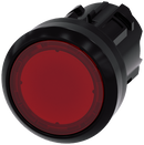 SIEMENS 3SU1001-0AD20-0AA0 Pushbutton, illuminated, as indicator light, 22 mm, round, plastic, red