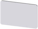 SIEMENS 3SU1900-0AD81-0AA0 Labeling plate 17.5x27 mm, silver-colored label, without inscription