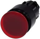 SIEMENS 3SU1001-1AA20-0AA0 Mushroom pushbutton, illuminated, 22 mm, round, plastic, red, 30 mm