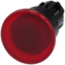 SIEMENS 3SU1001-1BA20-0AA0 Mushroom pushbutton, illuminated, 22 mm, round, plastic, red, 40 mm