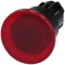 SIEMENS 3SU1001-1BA20-0AA0 Mushroom pushbutton, illuminated, 22 mm, round, plastic, red, 40 mm