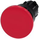 SIEMENS 3SU1000-1BD20-0AA0 Mushroom pushbutton, 22 mm, round, plastic, red, 40 mm
