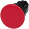 SIEMENS 3SU1000-1BD20-0AA0 Mushroom pushbutton, 22 mm, round, plastic, red, 40 mm