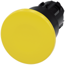 SIEMENS 3SU1000-1BA30-0AA0 Mushroom pushbutton, 22 mm, round, plastic, yellow