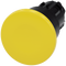 SIEMENS 3SU1000-1BA30-0AA0 Mushroom pushbutton, 22 mm, round, plastic, yellow